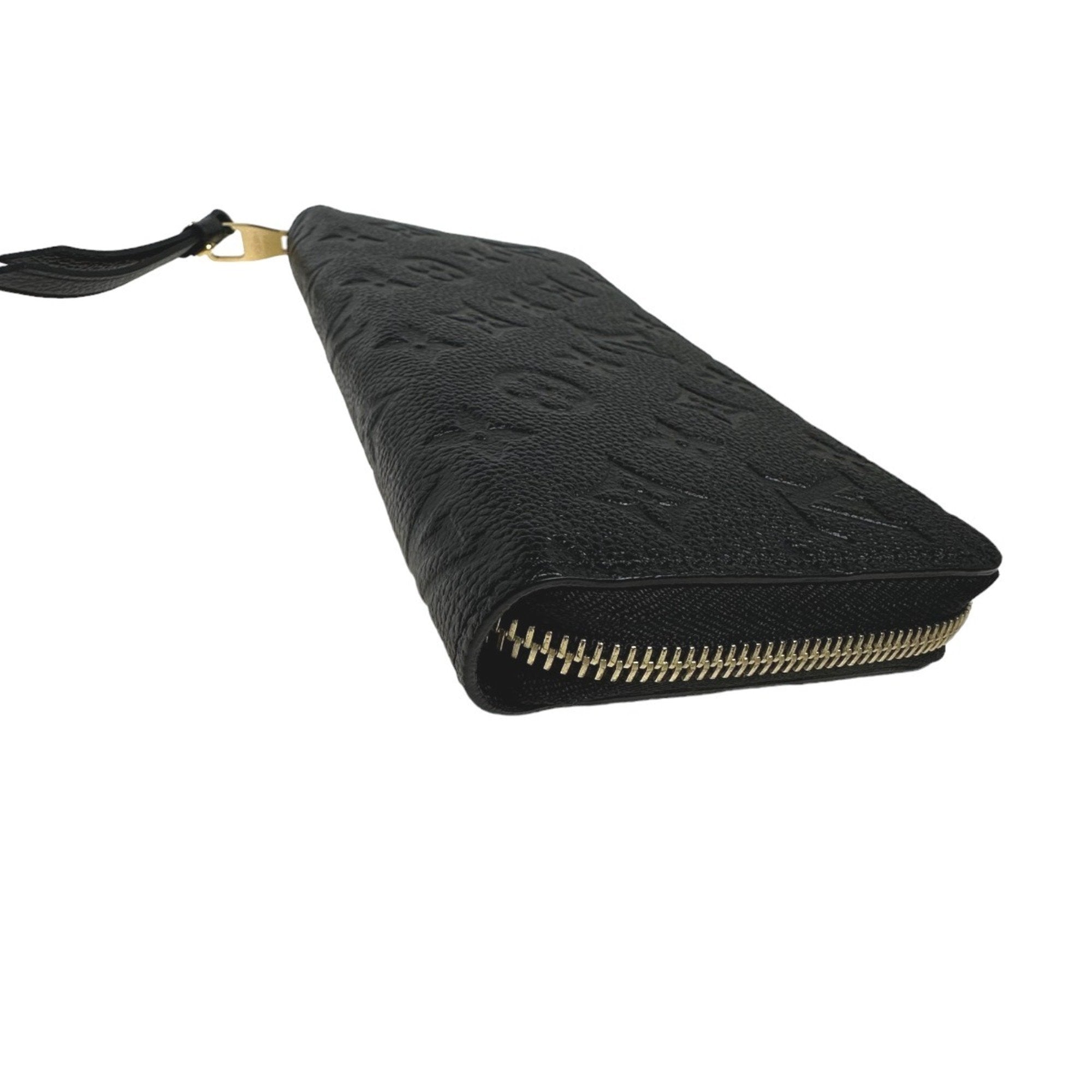 Louis Vuitton Black Monogram Empreinte Long Wallet (Bi-Fold) (Pre-Owned)