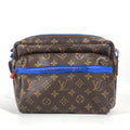 Louis Vuitton Monogram Blue Brown Monogram Shoulder Bag (Pre-Owned)