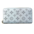 Louis Vuitton Mahina Blue Monogram Long Wallet (Bi-Fold) (Pre-Owned)