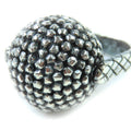 Bottega Veneta Silver Silver 925 Band Ring (Pre-Owned)
