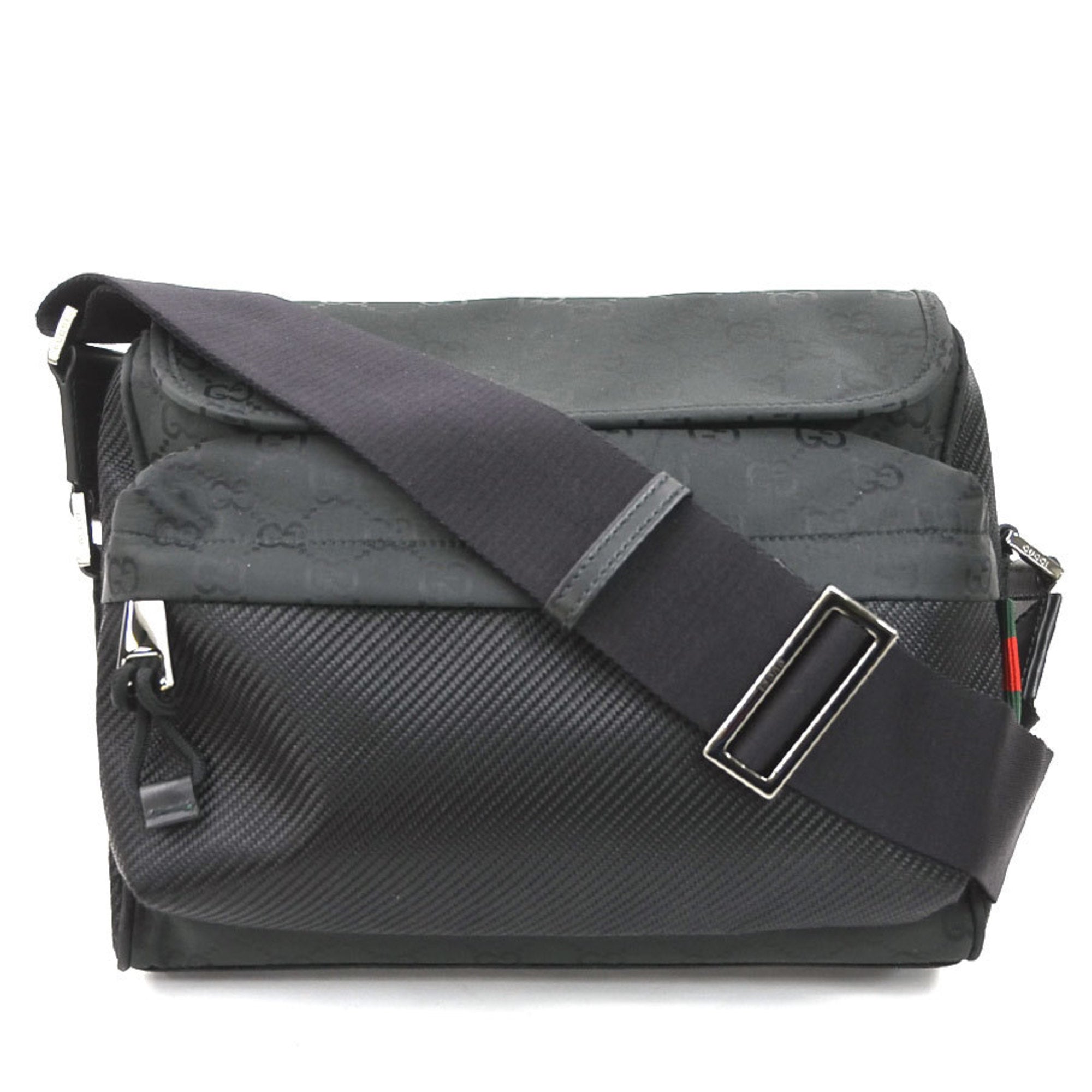 Gucci Black Nylon Shoulder Bag (Pre-Owned)
