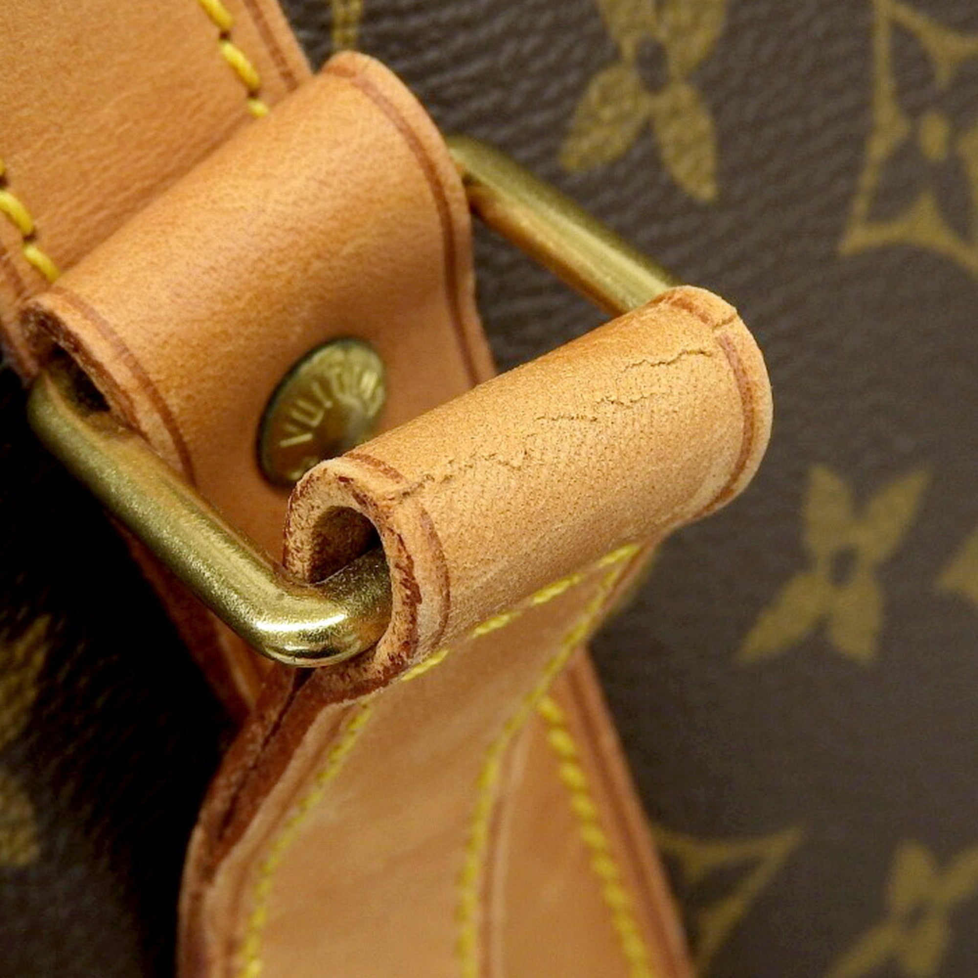 Louis Vuitton Brown Monogram Pvc Leather Shoulder Bag Tote Bag (Pre-Owned)