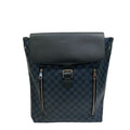 Louis Vuitton Damier Cobalt Gray Leather Backpack (Pre-Owned)