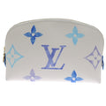 Louis Vuitton Blue White Pouch (Pre-Owned)