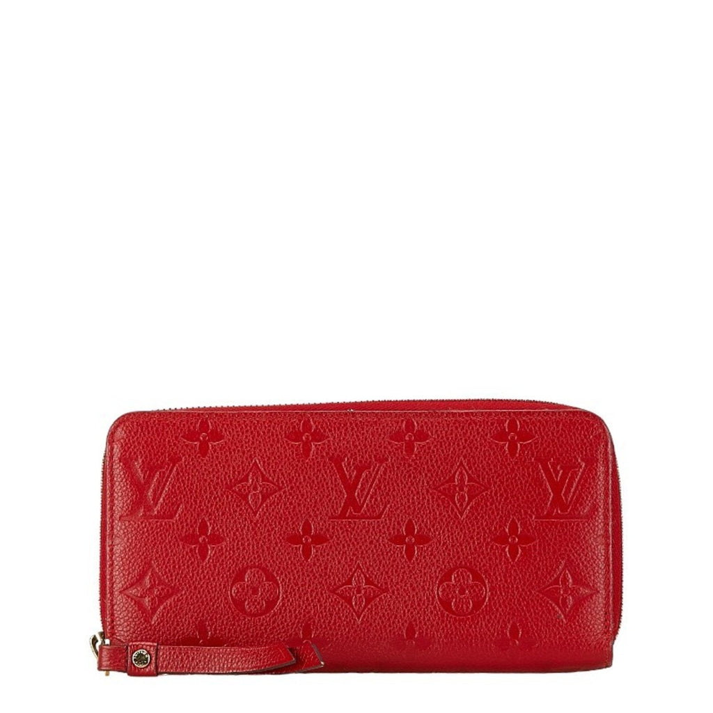 Louis Vuitton Auriane Red Color Leather Coin Purse/Coin Case (Pre-Owned)