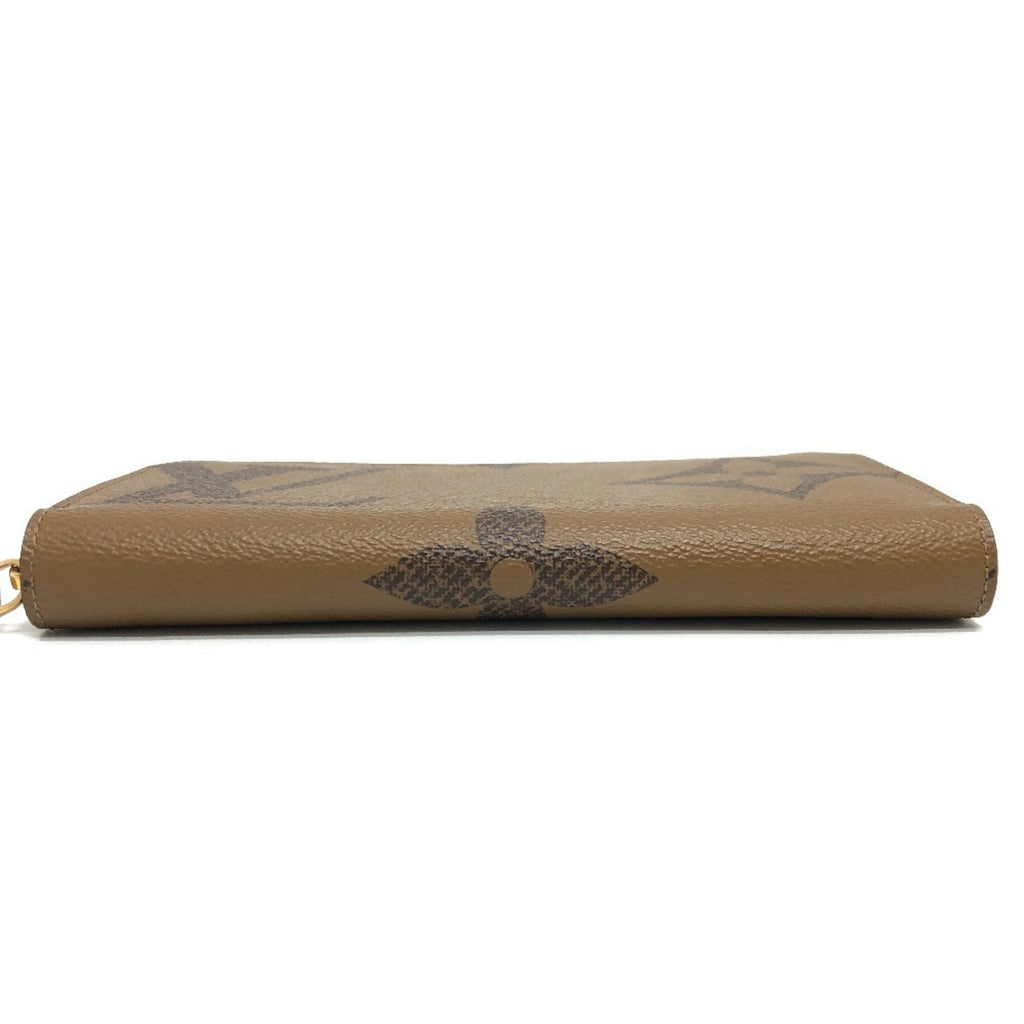 Louis Vuitton Monogram Reverse Brown Monogram Reverse Long Wallet (Bi-Fold) (Pre-Owned)