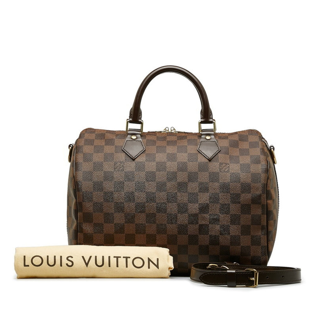 Louis Vuitton Brown Pvc Leather Handbag Shoulder Bag (Pre-Owned)