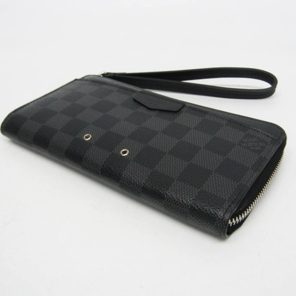 Louis Vuitton Damier Graphite Black Damier Graphite Long Wallet (Bi-Fold) (Pre-Owned)