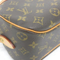 Louis Vuitton Marron Coated Canvas Shoulder Bag (Pre-Owned)