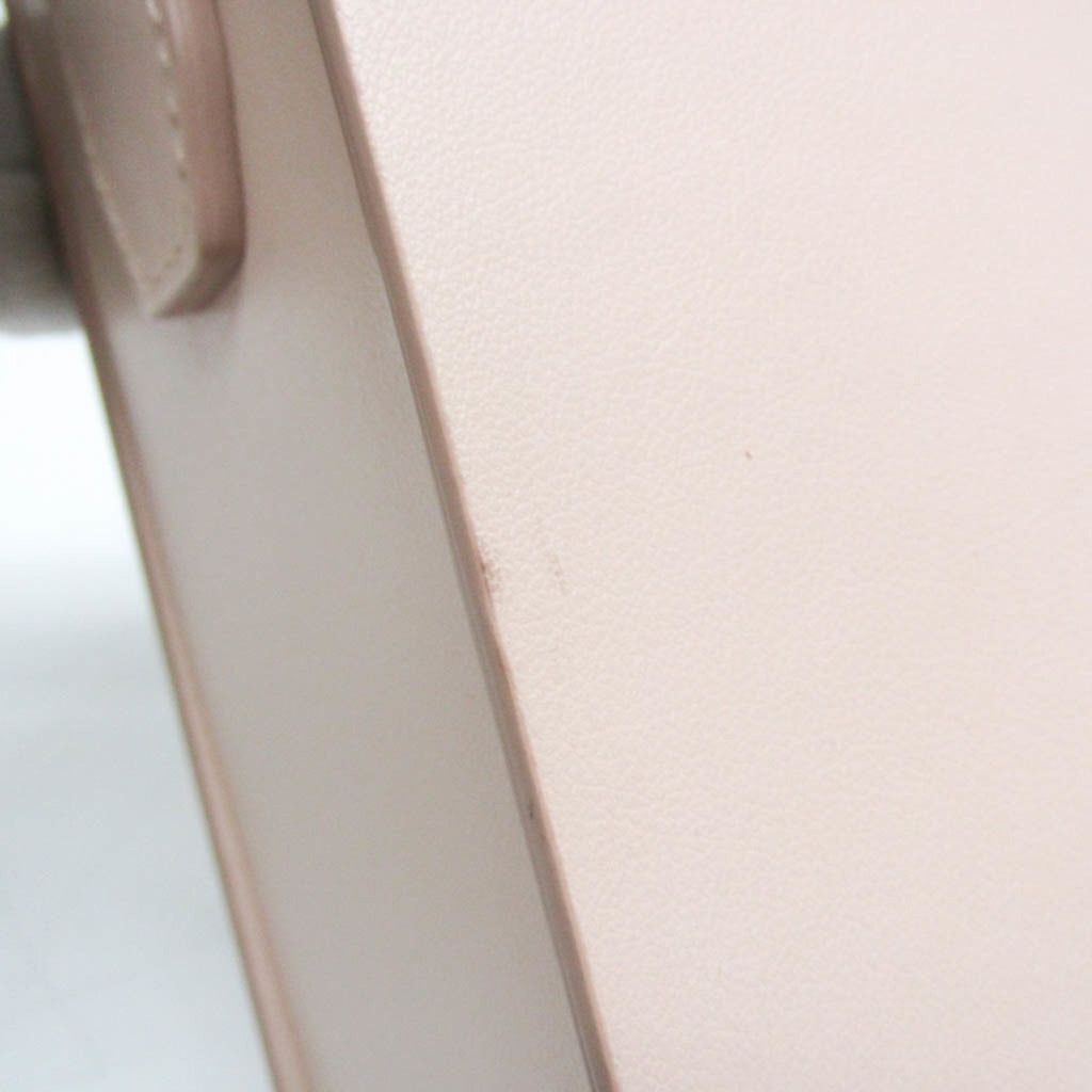 Fendi Pink Leather Shoulder Bag (Pre-Owned)