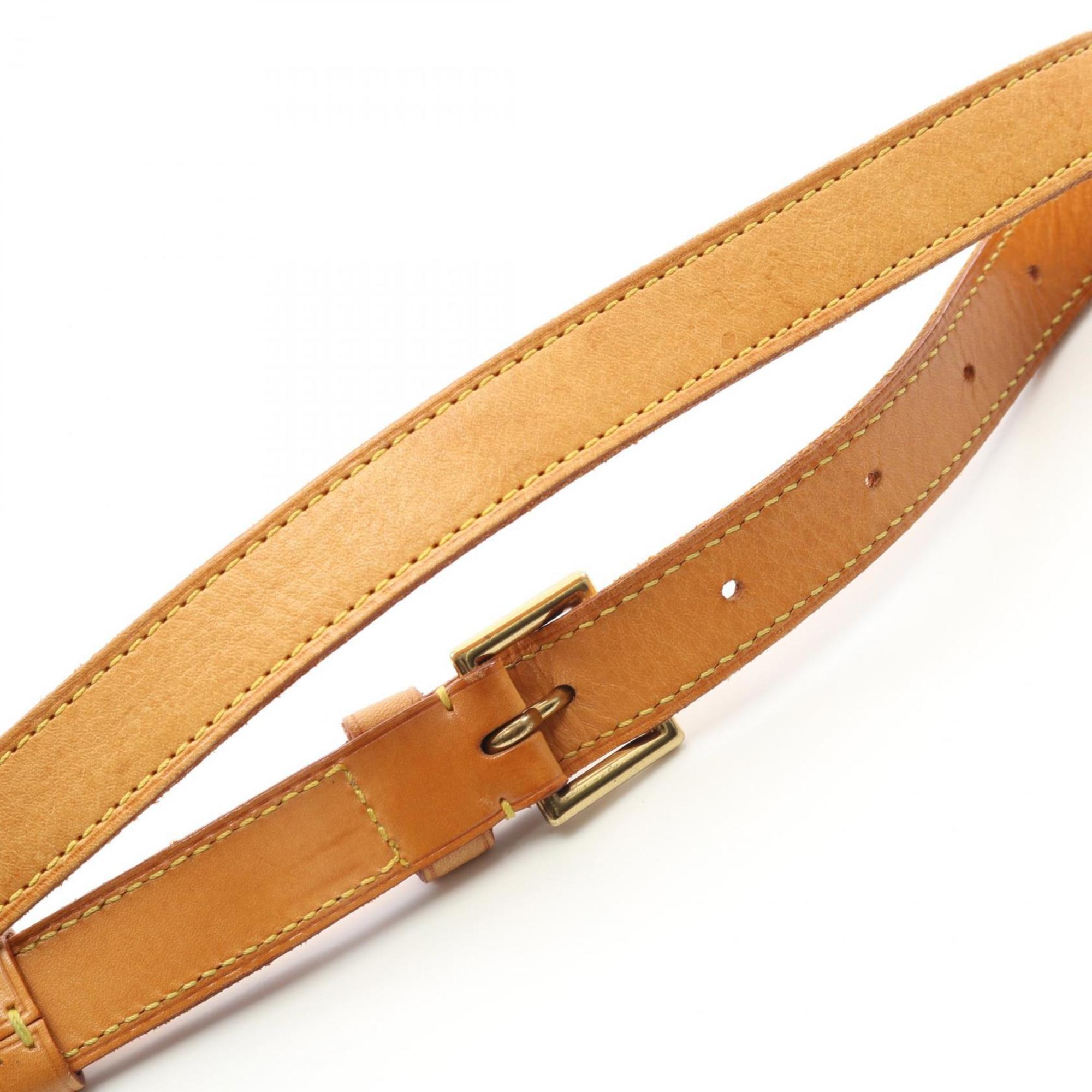 Louis Vuitton Brown Coated Canvas Shoulder Bag (Pre-Owned)