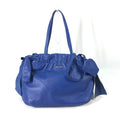 Prada Blue Leather Handbag (Pre-Owned)