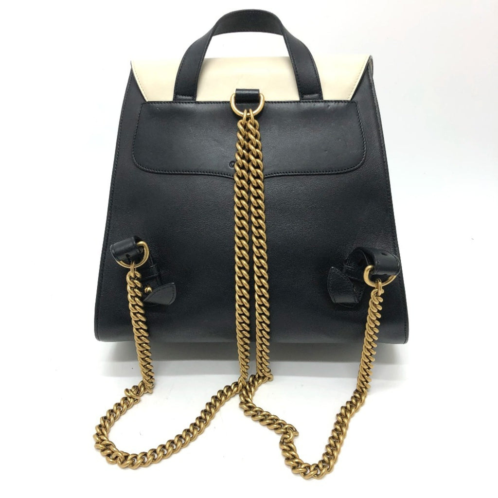 Gucci Black Leather Backpack (Pre-Owned)