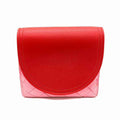 Bottega Veneta Pink Red Color Leather Wallet (Bi-Fold) (Pre-Owned)