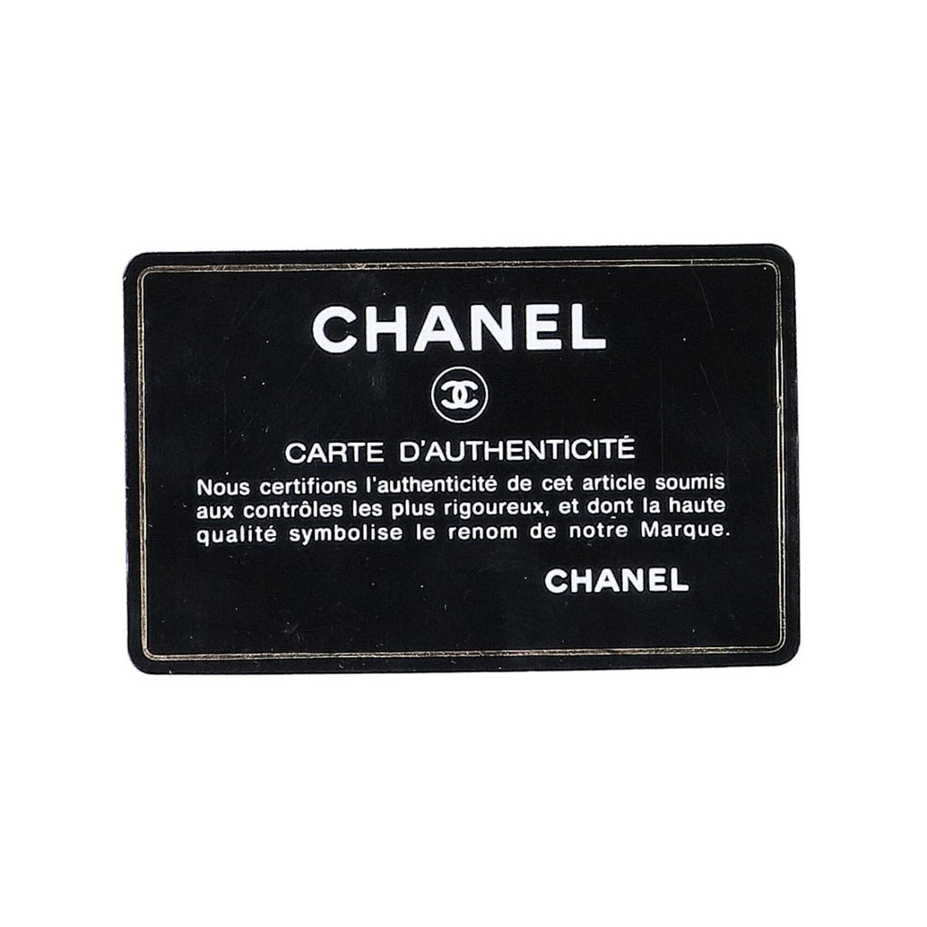 Chanel Black Grained Calfskin Handbag Tote Bag (Pre-Owned)