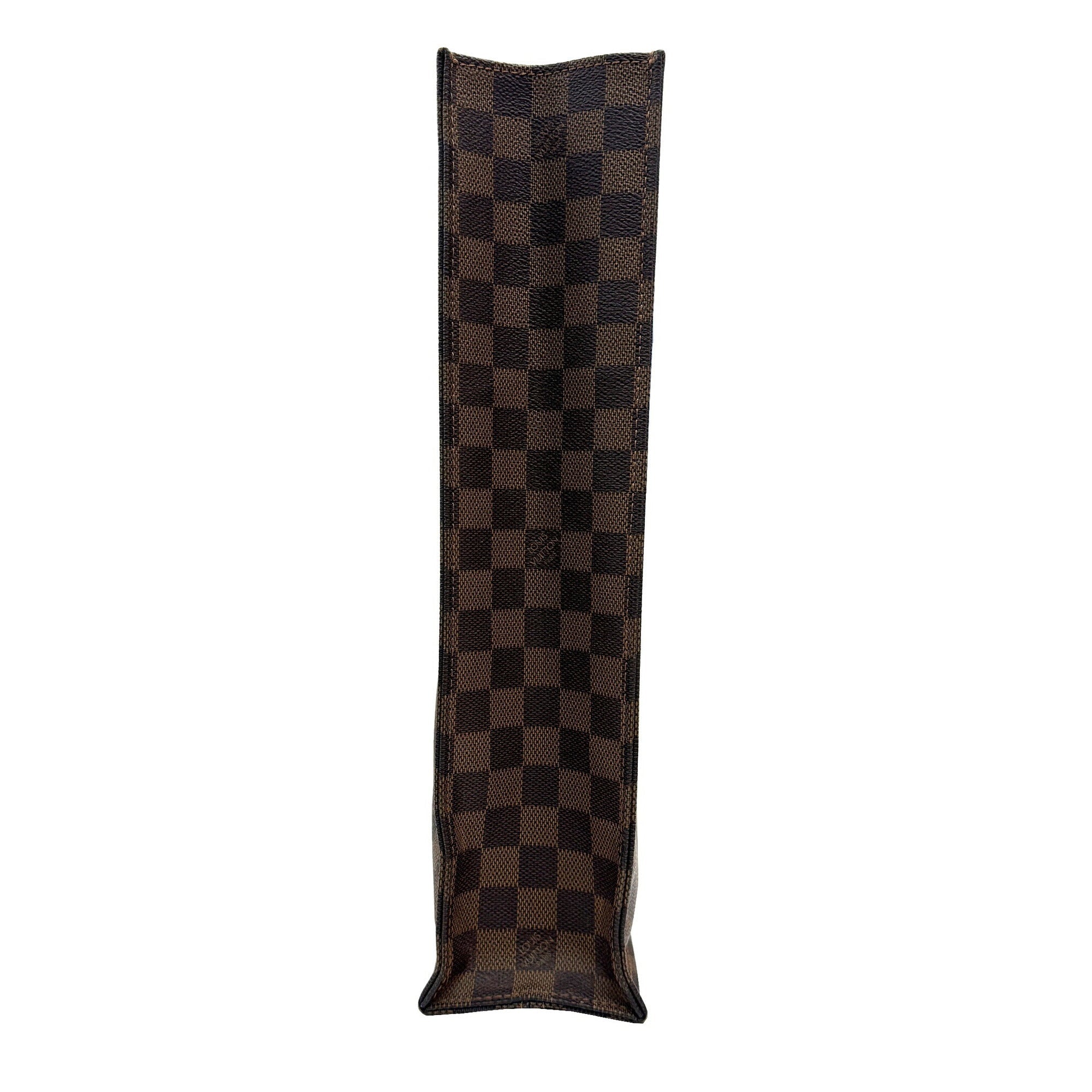 Louis Vuitton Damier Brown Ebene Damier Canvas Leather Handbag (Pre-Owned)
