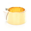 Louis Vuitton Gold Silver Gold Plating Stainless Steel Band Ring (Pre-Owned)