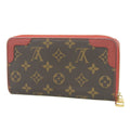 Louis Vuitton Monogram Red Color Pvc Long Wallet (Bi-Fold) (Pre-Owned)