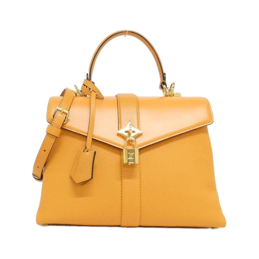 Louis Vuitton Gold Leather Handbag (Pre-Owned)