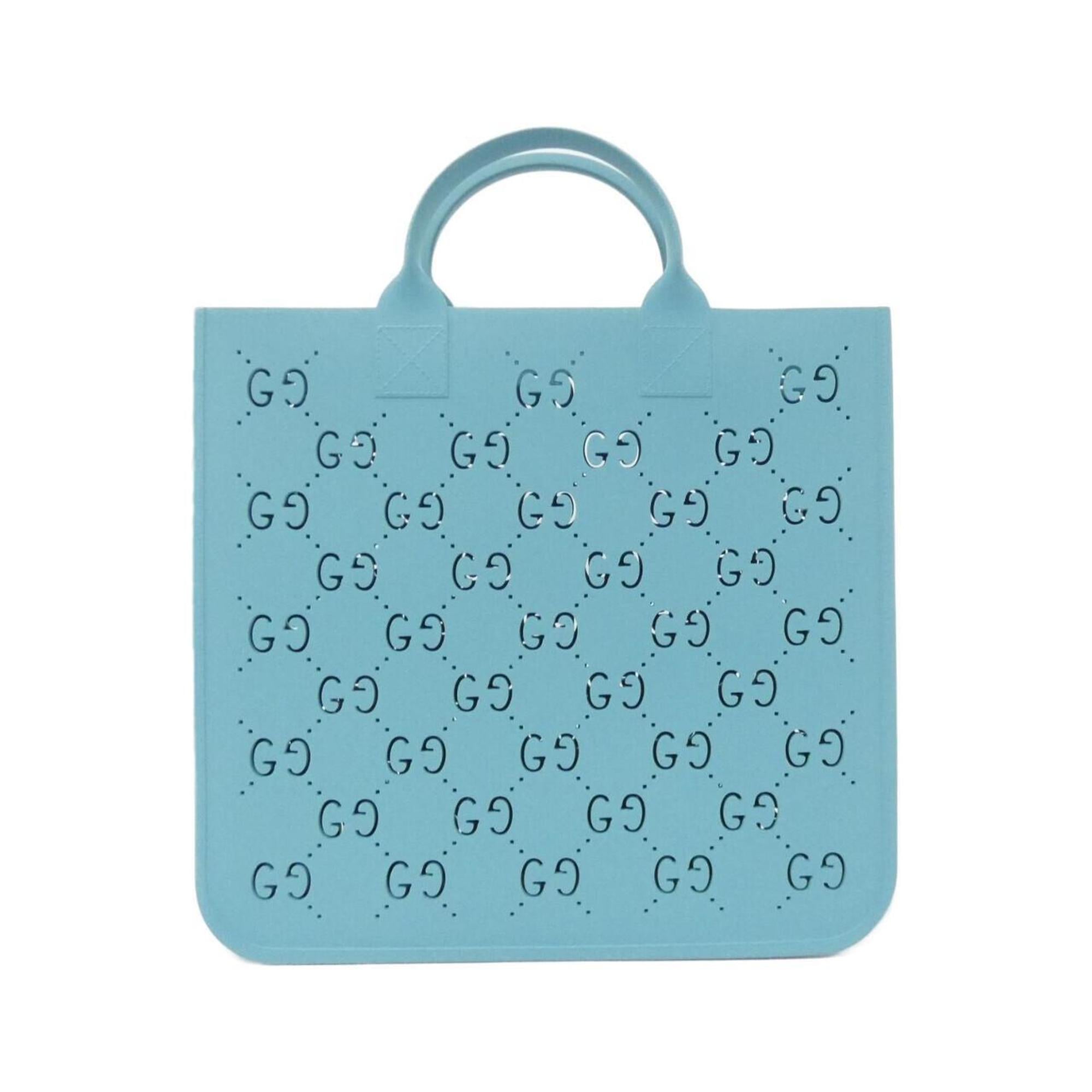 Gucci Light Blue Rubber Handbag (Pre-Owned)