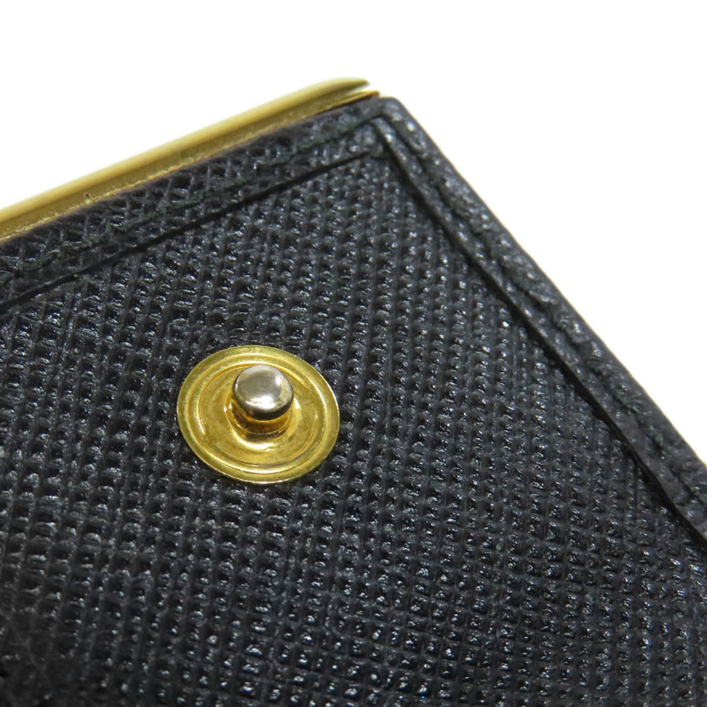 Prada Black Leather Wallet (Bi-Fold) (Pre-Owned)
