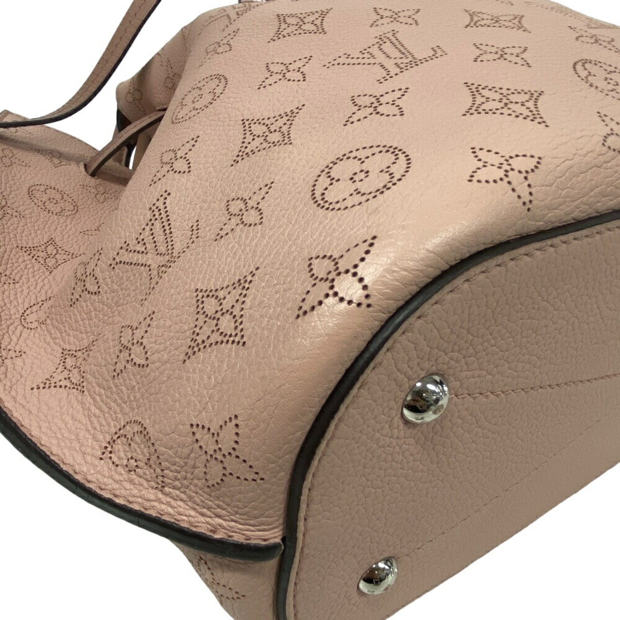 Louis Vuitton Mahina Pink Leather Handbag (Pre-Owned)