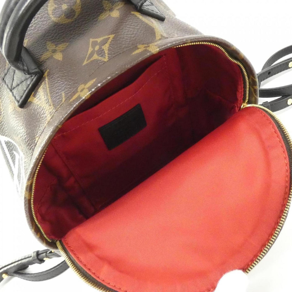 Louis Vuitton Monogram Marron Coated Canvas Backpack (Pre-Owned)