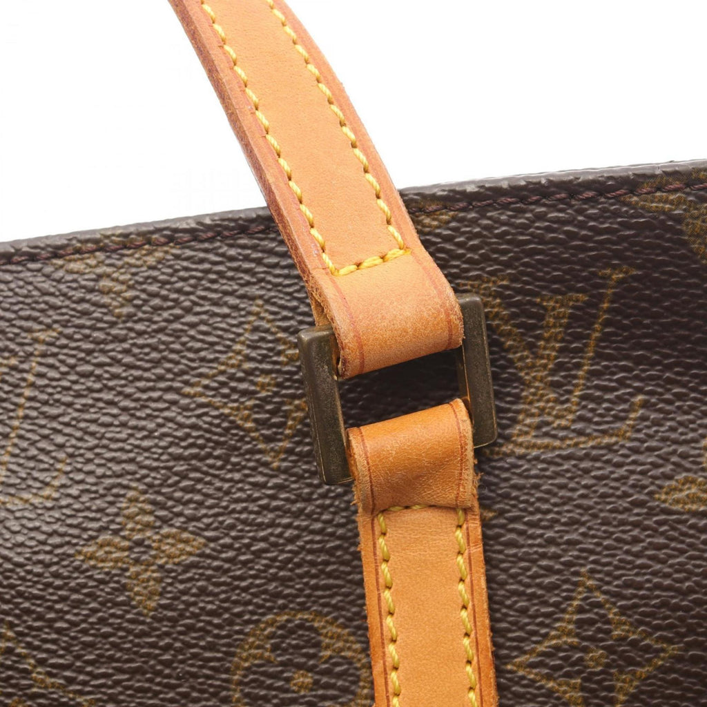 Louis Vuitton Monogram Brown Coated Canvas Leather Handbag (Pre-Owned)