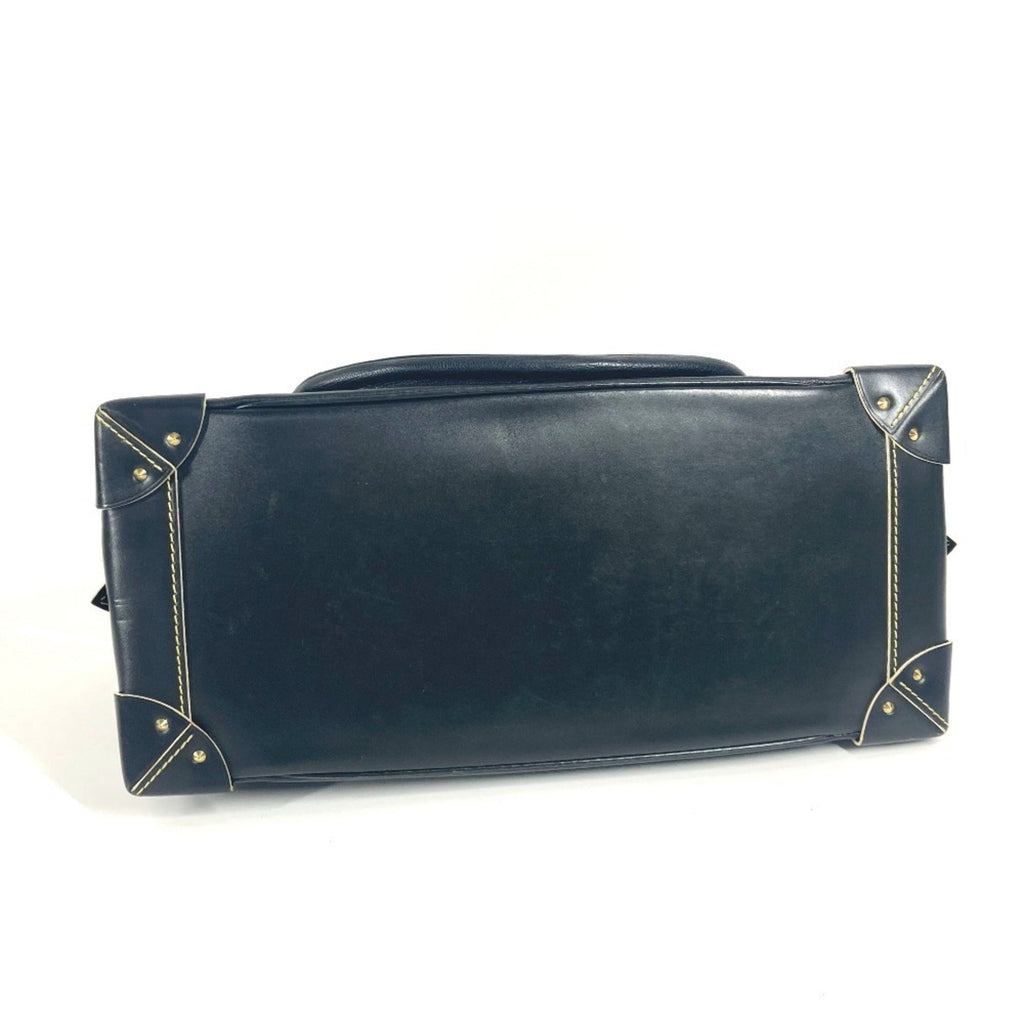 Louis Vuitton Suhali Black Noir Suhali Leather Boston Bag Handbag Shoulder Bag (Pre-Owned)