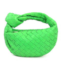 Bottega Veneta Green Leather Handbag (Pre-Owned)