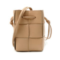 Bottega Veneta Beige Leather Shoulder Bag (Pre-Owned)