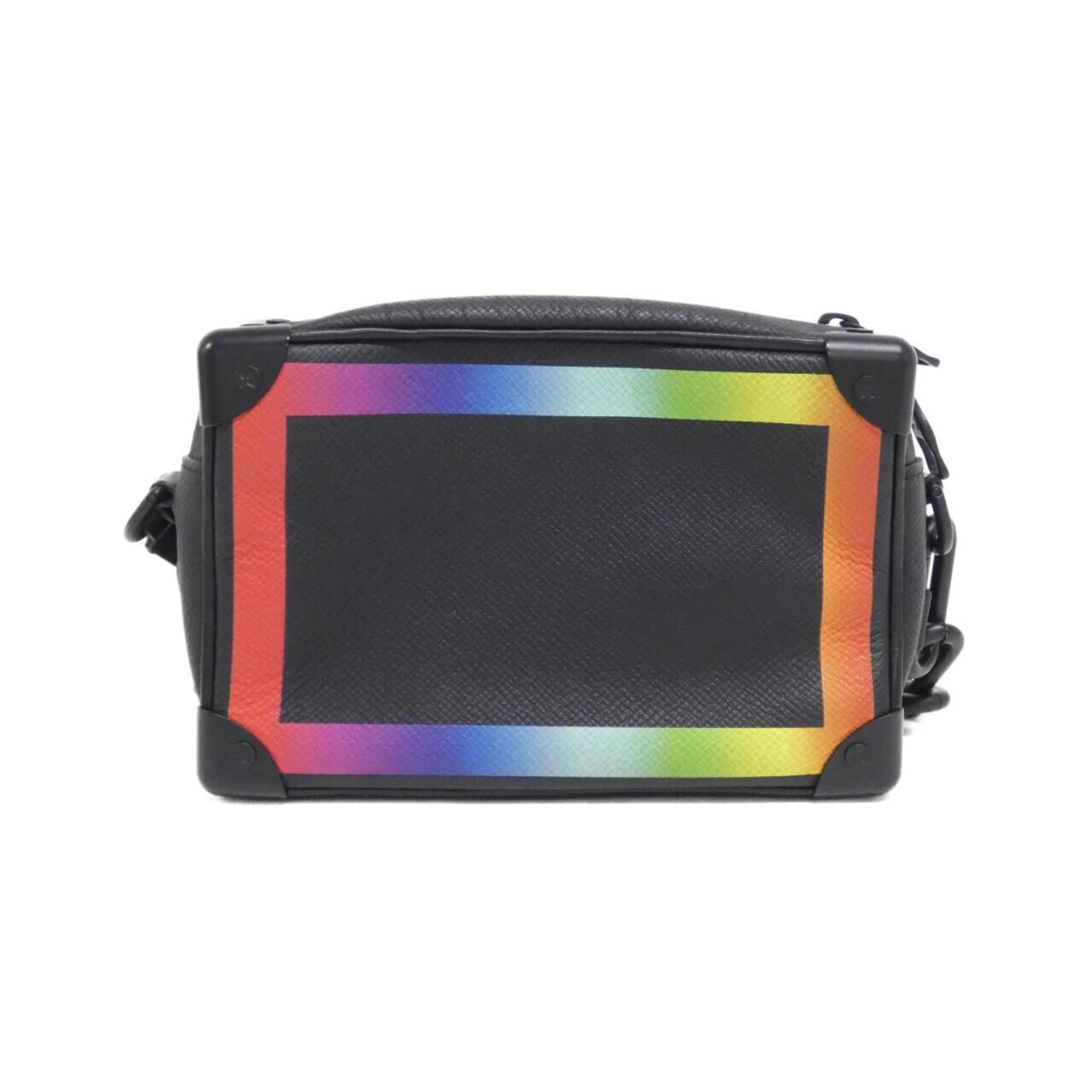 Louis Vuitton Black Leather Shoulder Bag (Pre-Owned)