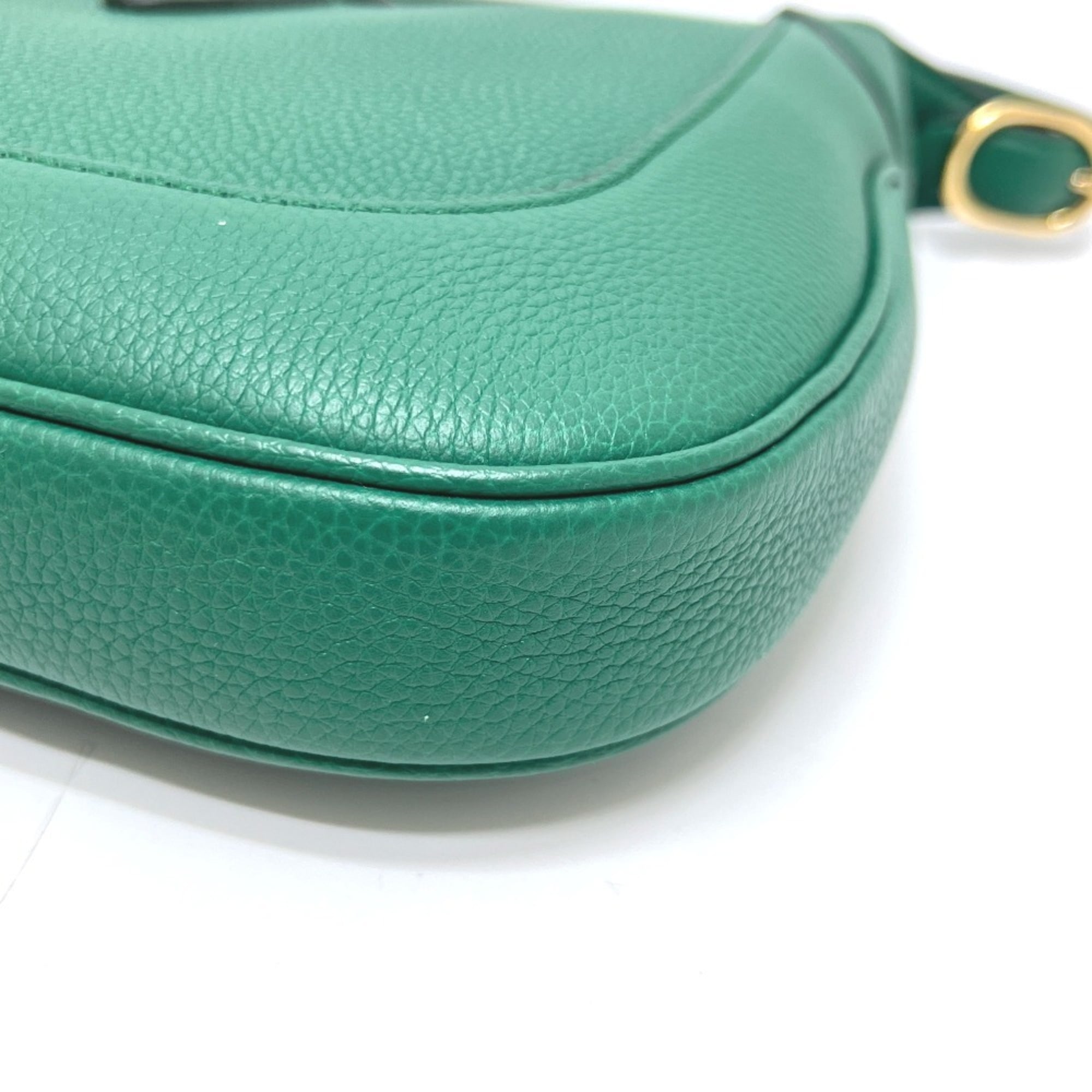 Gucci Green Leather Shoulder Bag (Pre-Owned)