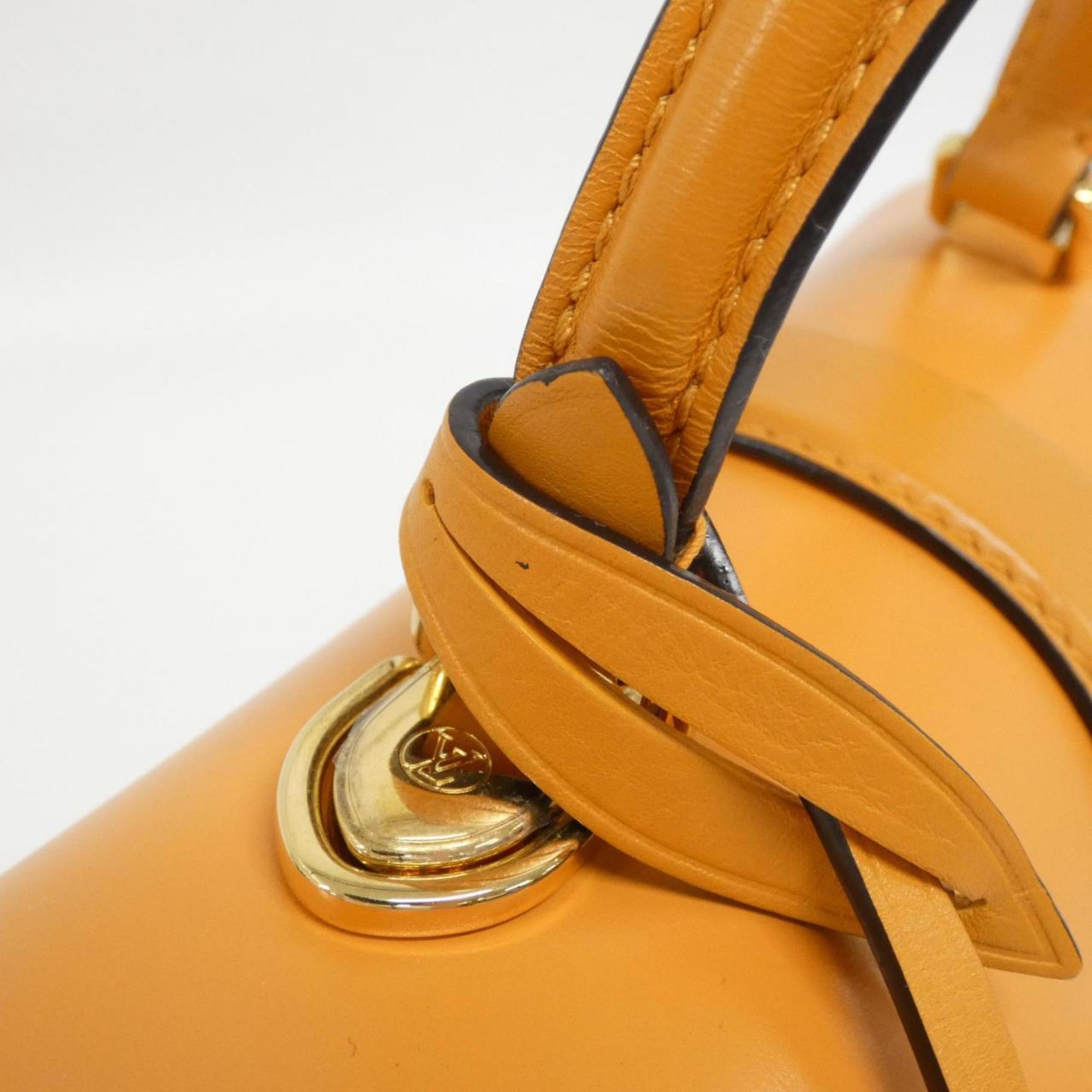 Louis Vuitton Gold Leather Handbag (Pre-Owned)