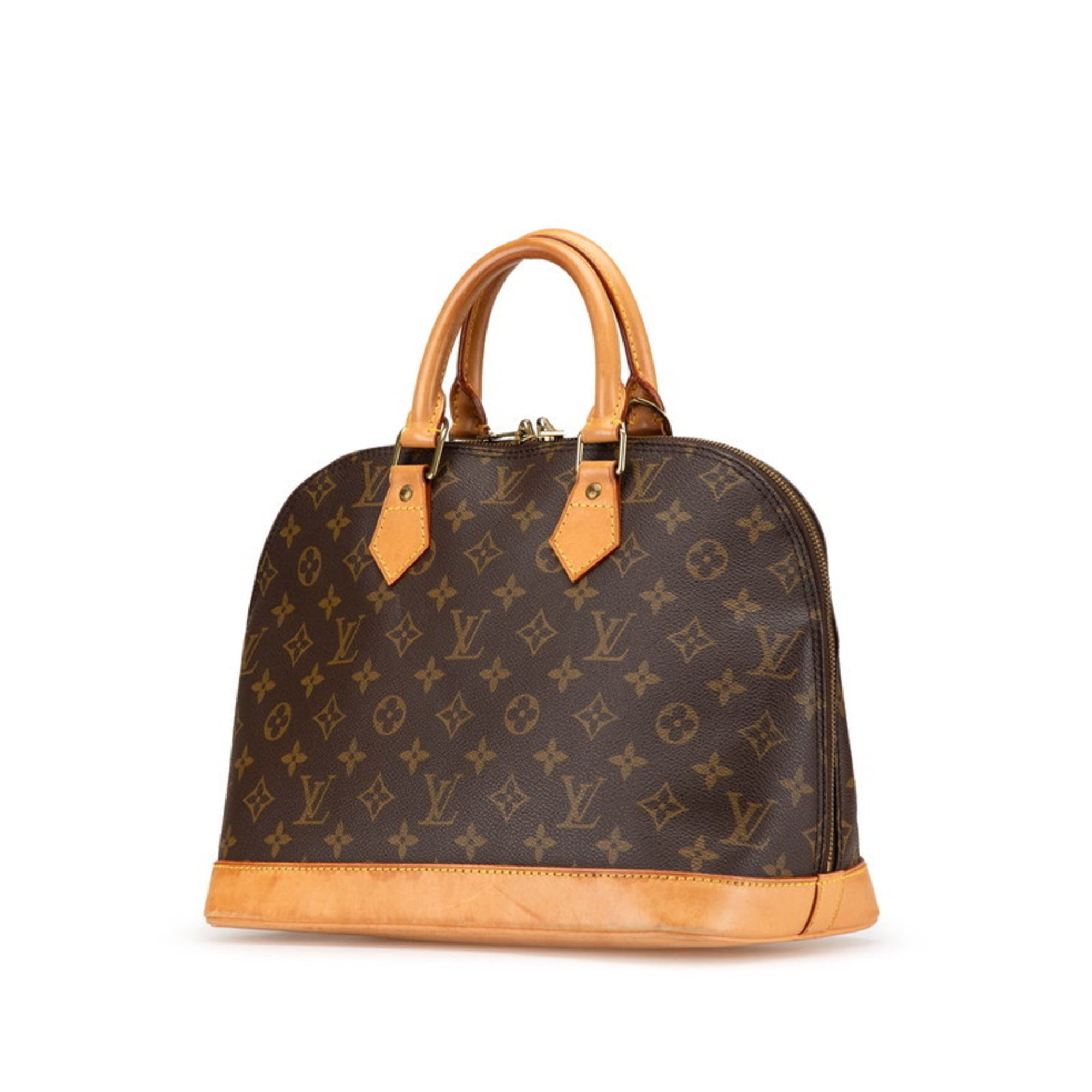 Louis Vuitton Brown Pvc Leather Handbag Shoulder Bag (Pre-Owned)