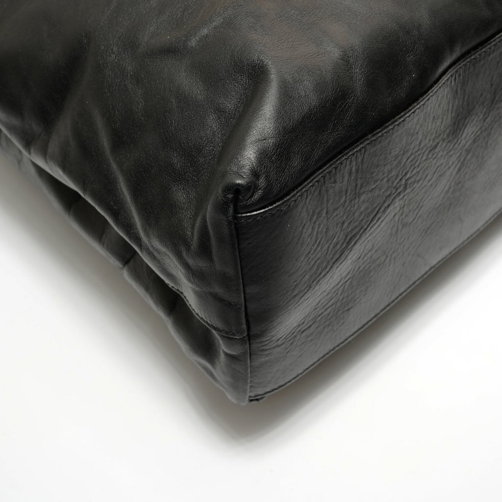 Prada Black Leather Tote Bag (Pre-Owned)