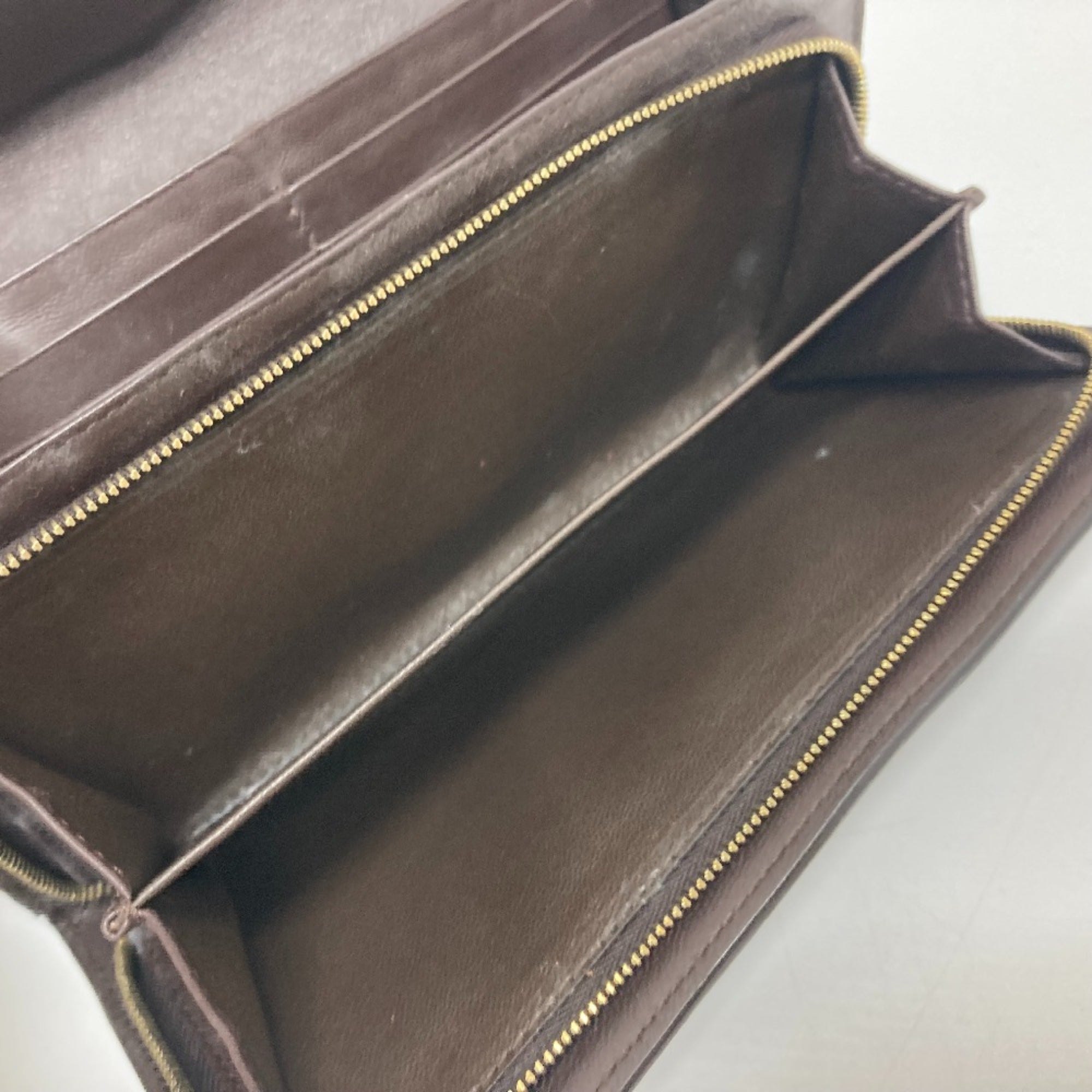 Bottega Veneta Brown Leather Long Wallet (Bi-Fold) (Pre-Owned)
