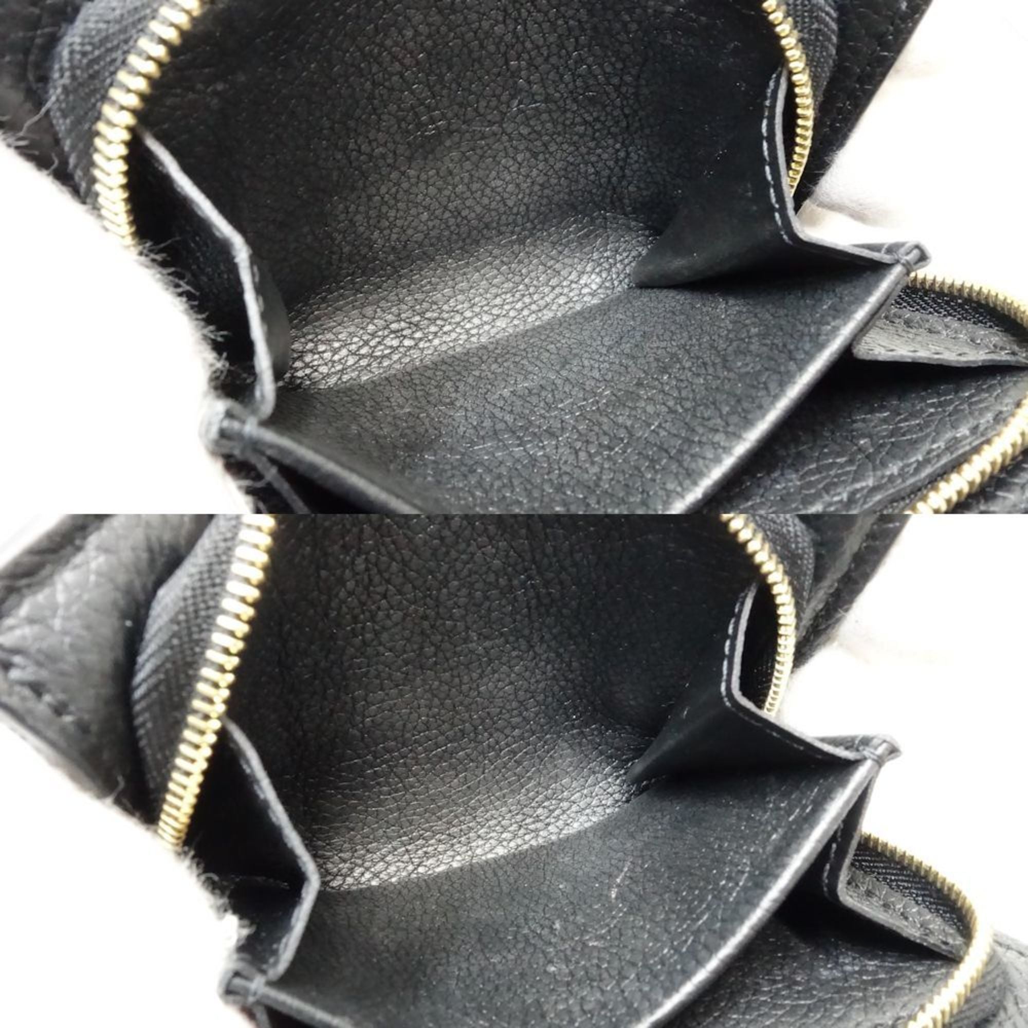 Louis Vuitton Noir Monogram Empreinte Wallet (Bi-Fold) (Pre-Owned)