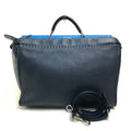Fendi Navy Leather Briefcase (Pre-Owned)