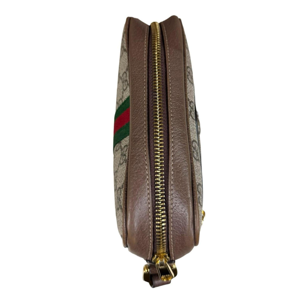 Gucci Ophidia Beige Gg Supreme Shoulder Bag (Pre-Owned)