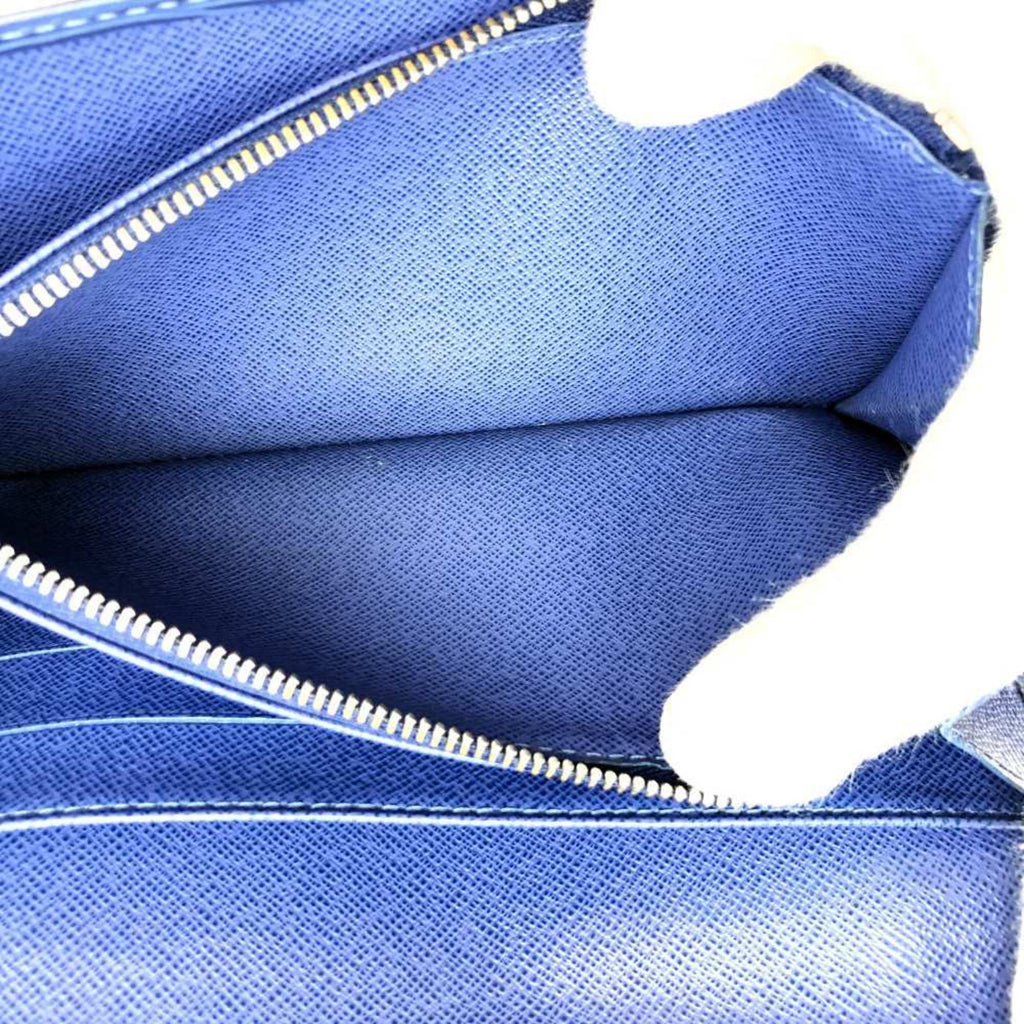 Louis Vuitton Navy Epi Leather Long Wallet (Tri-Fold) (Pre-Owned)