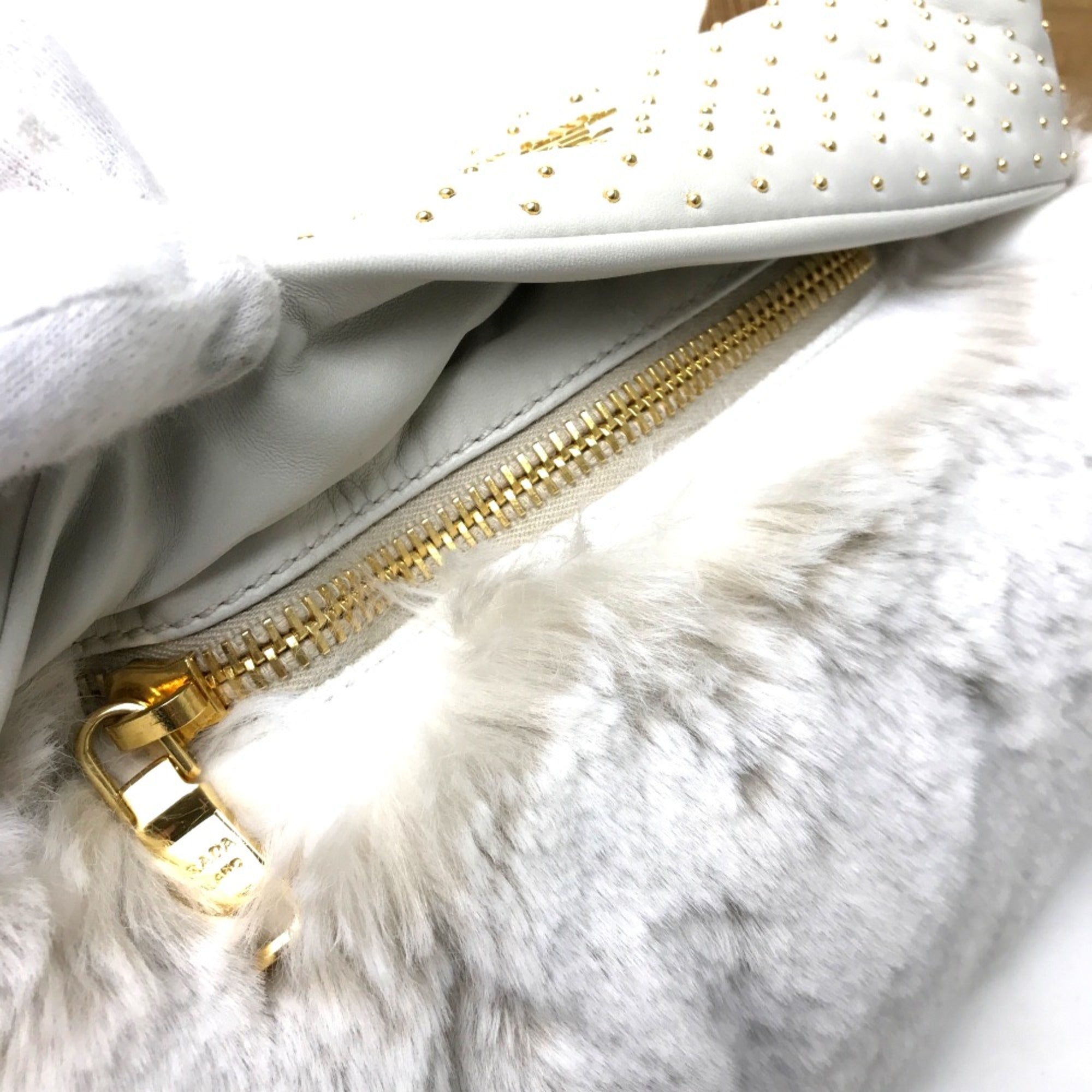 Prada White Other Clutch Bag (Pre-Owned)