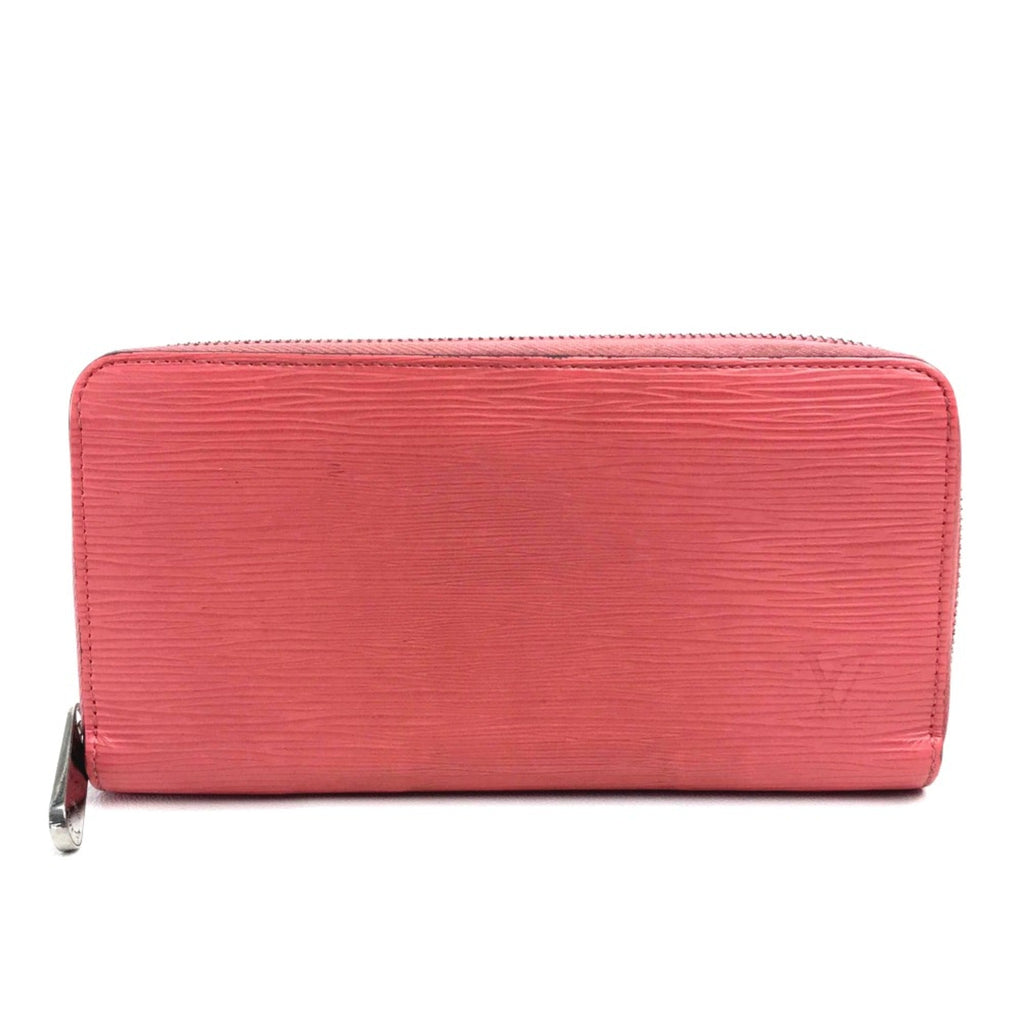 Louis Vuitton Pink Leather Long Wallet (Bi-Fold) (Pre-Owned)