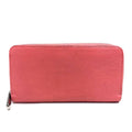 Louis Vuitton Pink Leather Long Wallet (Bi-Fold) (Pre-Owned)