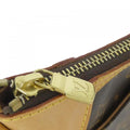 Louis Vuitton Marron Coated Canvas Shoulder Bag (Pre-Owned)