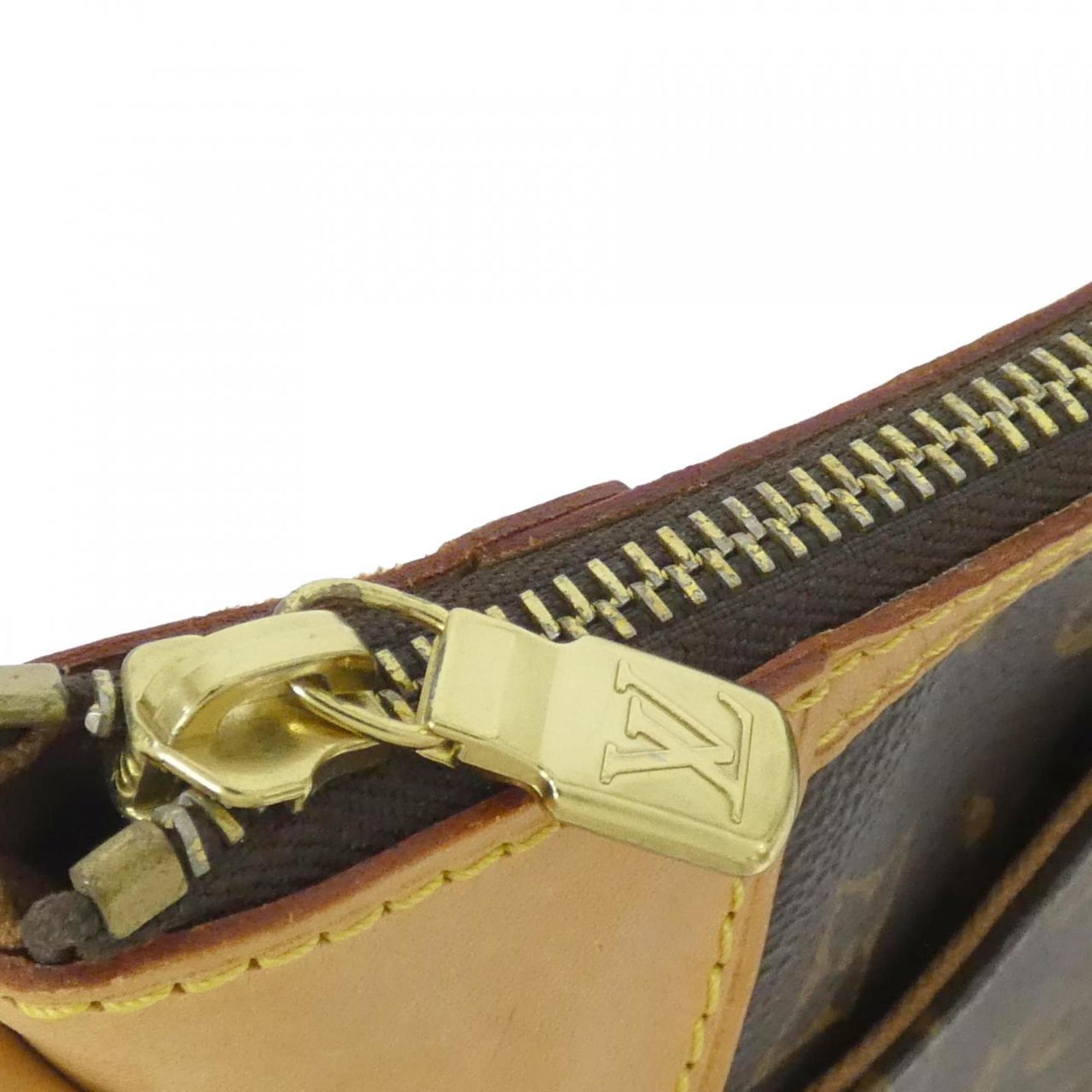 Louis Vuitton Marron Coated Canvas Shoulder Bag (Pre-Owned)