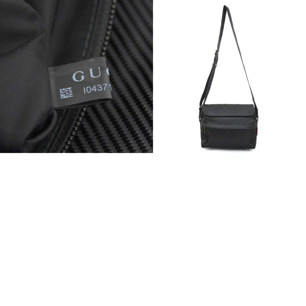 Gucci Black Nylon Shoulder Bag (Pre-Owned)