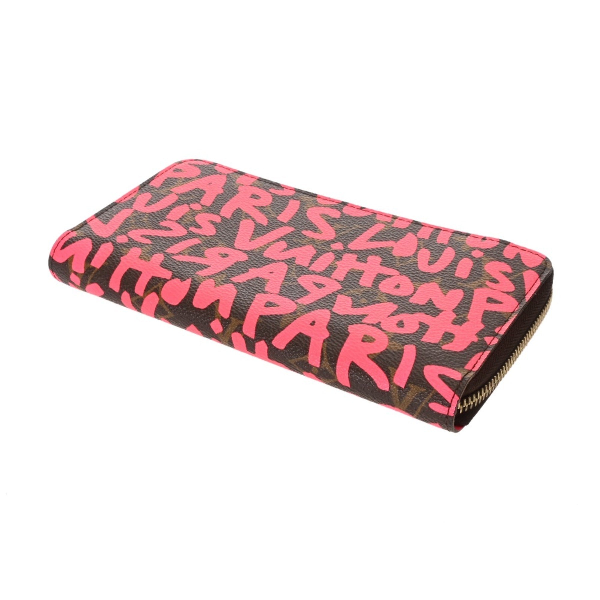 Louis Vuitton Monogram Graffiti Fuchsia Monogram Monogram Graffiti Long Bill Wallet (Bi-Fold) (Pre-Owned)