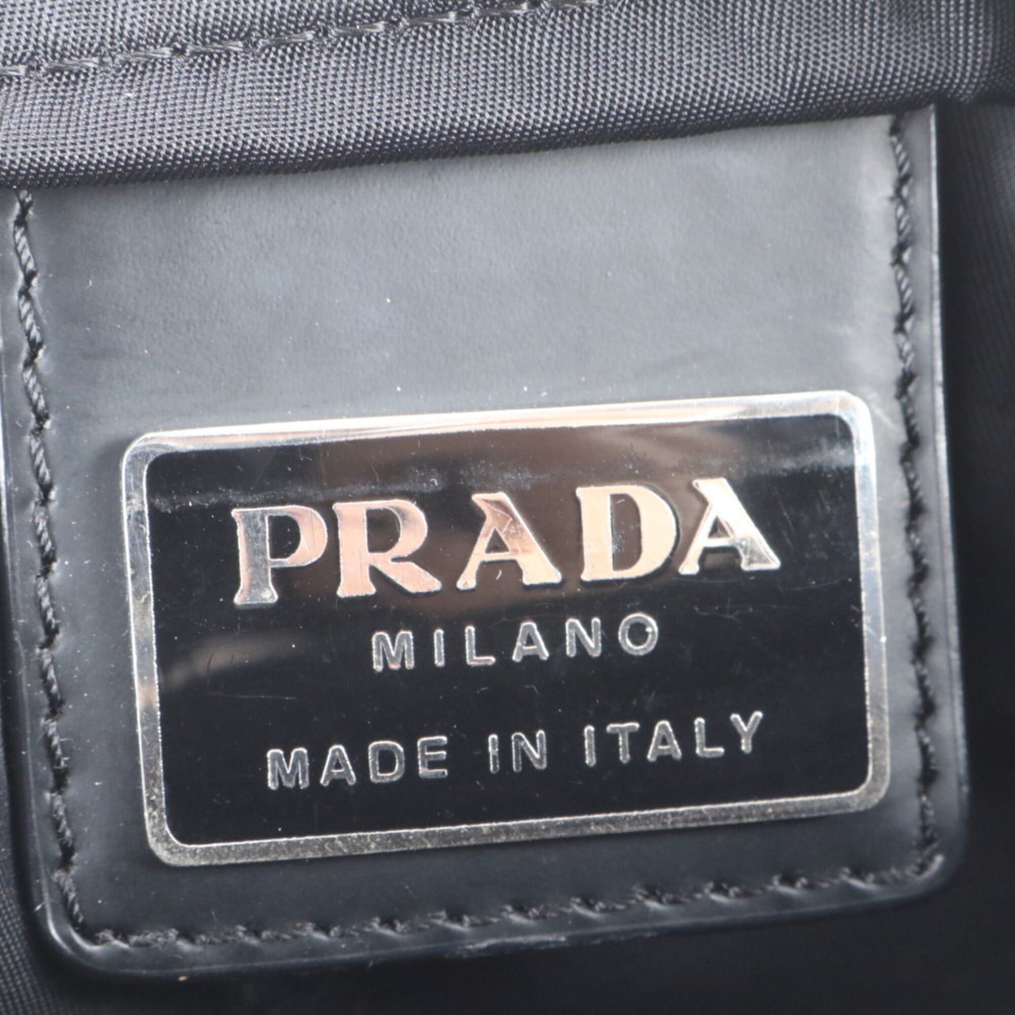 Prada Black Nylon Shoulder Bag (Pre-Owned)