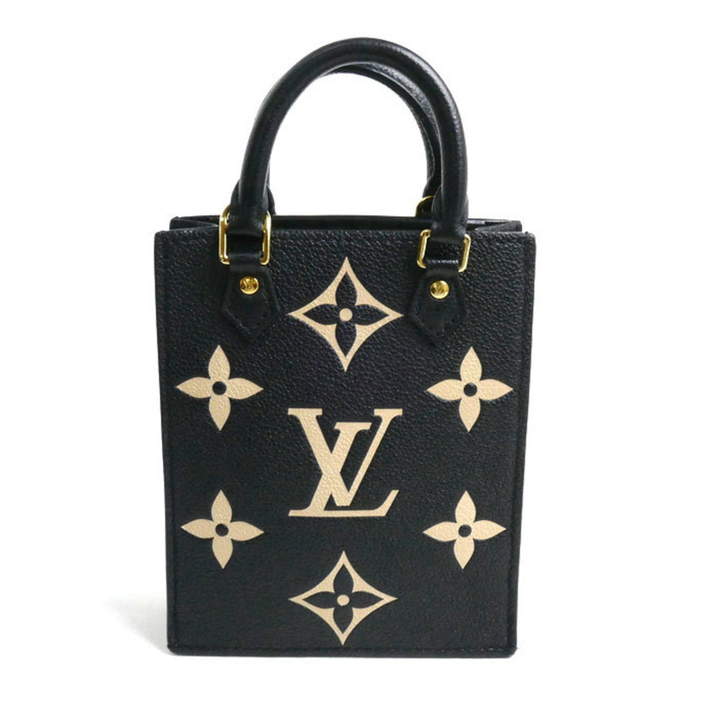 Louis Vuitton Beige Black Monogram Empreinte Shoulder Bag (Pre-Owned)